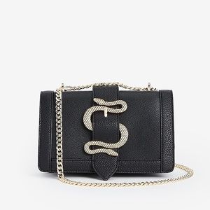 Snake Buckle Chain Strap Shoulder Bag Express
